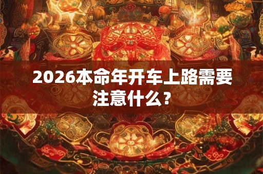 2026本命年开车上路需要注意什么？