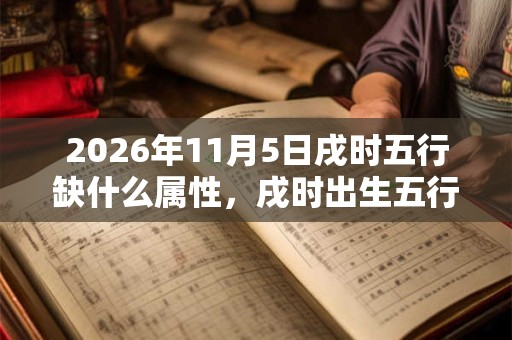 2026年11月5日戌时五行缺什么属性,戌时出生五行缺什么 2026年11月5日戌时五行缺什么属性,戌时出生五行缺什么