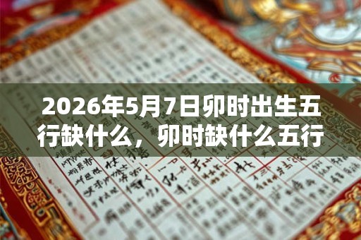2026年5月7日卯时出生五行缺什么,卯时缺什么五行 2026年5月7日卯时出生五行缺什么,卯时缺什么五行