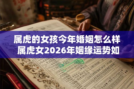 属虎的女孩今年婚姻怎么样 属虎女2026年姻缘运势如何