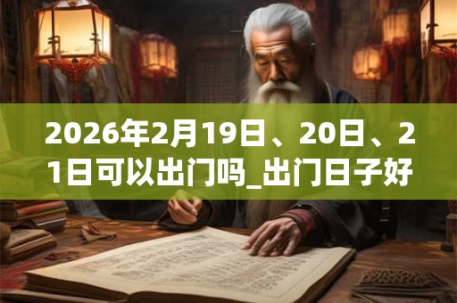 2026年2月19日、20日、21日可以出门吗_出门日子好吗