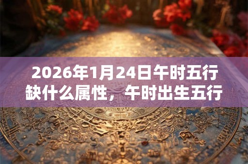 2026年1月24日午时五行缺什么属性，午时出生五行缺什么