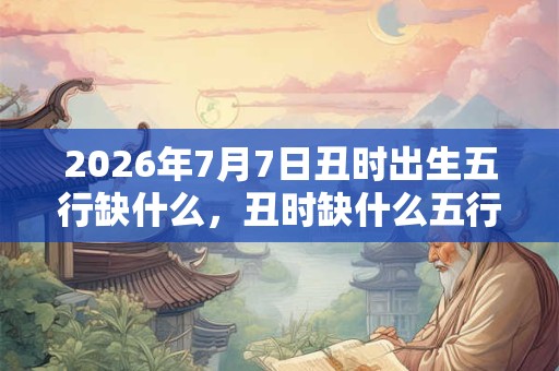 2026年7月7日丑时出生五行缺什么,丑时缺什么五行 2026年7月7日丑时出生五行缺什么,丑时缺什么五行