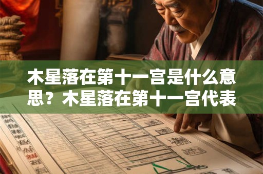 木星落在第十一宫是什么意思？木星落在第十一宫代表什么？