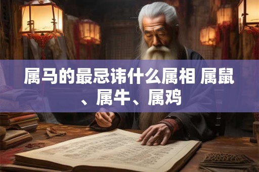 属马的最忌讳什么属相 属鼠、属牛、属鸡 属马的最忌讳什么属相 属鼠、属牛、属鸡
