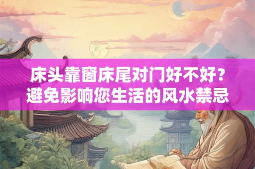 床头靠窗床尾对门好不好？避免影响您生活的风水禁忌！