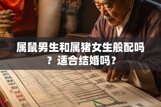 属鼠男生和属猪女生般配吗？适合结婚吗？