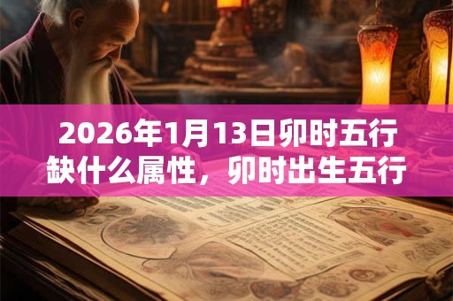 2026年1月13日卯时五行缺什么属性，卯时出生五行缺什么