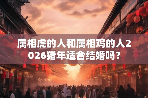 属相虎的人和属相鸡的人2026猪年适合结婚吗? 属相虎的人和属相鸡的人2026猪年适合结婚吗?