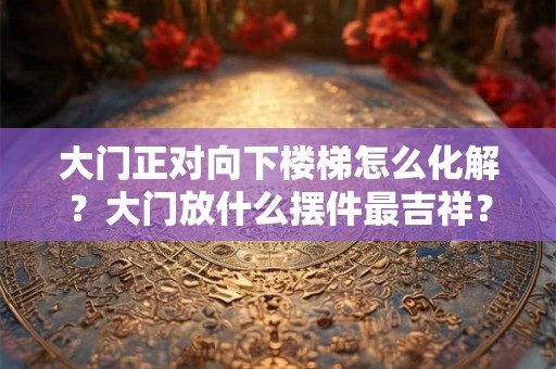大门正对向下楼梯怎么化解?大门放什么摆件最吉祥? 大门正对向下楼梯怎么化解?大门放什么摆件最吉祥?
