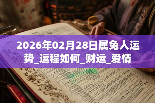 2026年02月28日属兔人运势_运程如何_财运_爱情 2026年02月28日属兔人运势_运程如何_财运_爱情