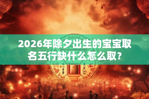 2026年除夕出生的宝宝取名五行缺什么怎么取？