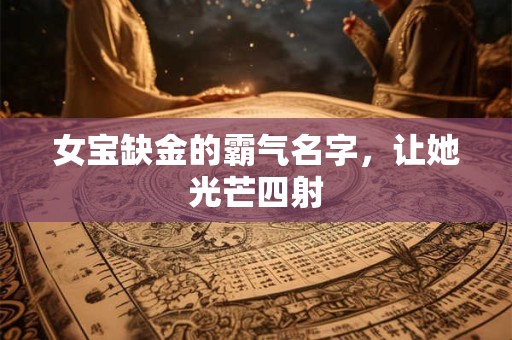 女宝缺金的霸气名字,让她光芒四射 女宝缺金的霸气名字,让她光芒四射