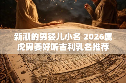 新潮的男婴儿小名 2026属虎男婴好听吉利乳名推荐