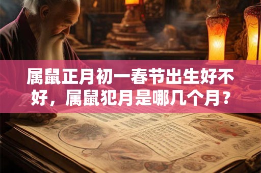 属鼠正月初一春节出生好不好，属鼠犯月是哪几个月？