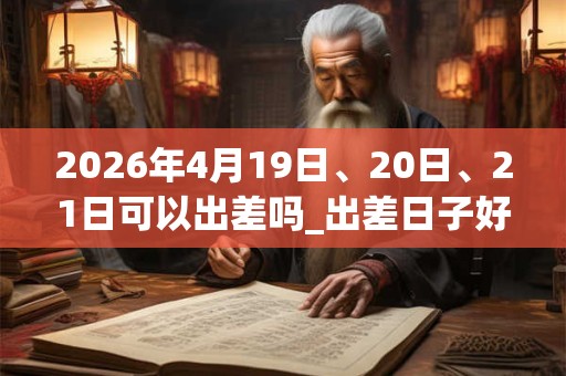 2026年4月19日、20日、21日可以出差吗_出差日子好吗