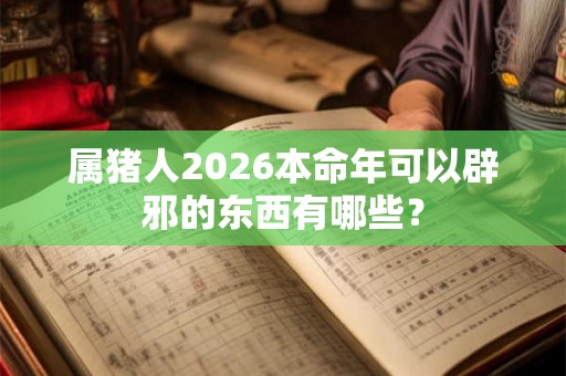 属猪人2026本命年可以辟邪的东西有哪些？