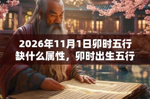 2026年11月1日卯时五行缺什么属性，卯时出生五行缺什么