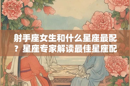 射手座女生和什么星座最配？星座专家解读最佳星座配对