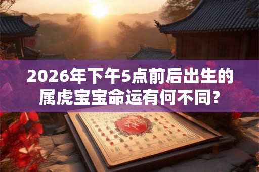 2026年下午5点前后出生的属虎宝宝命运有何不同？