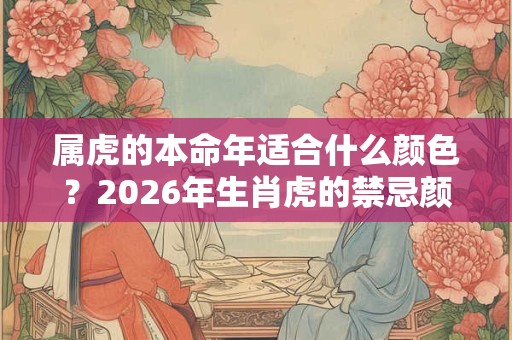 属虎的本命年适合什么颜色？2026年生肖虎的禁忌颜色