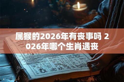 属猴的2026年有丧事吗 2026年哪个生肖遇丧 属猴的2026年有丧事吗 2026年哪个生肖遇丧