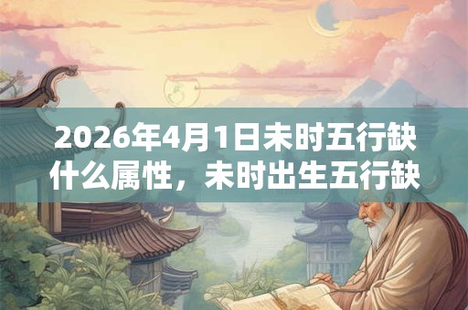 2026年4月1日未时五行缺什么属性，未时出生五行缺什么