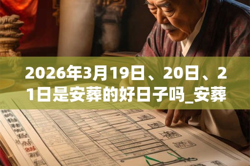 2026年3月19日、20日、21日是安葬的好日子吗_安葬可以吗 2026年3月19日、20日、21日是安葬的好日子吗_安葬可以吗