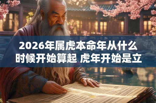 2026年属虎本命年从什么时候开始算起 虎年开始是立春还是大年初一 2026年属虎本命年从什么时候开始算起 虎年开始是立春还是大年初一