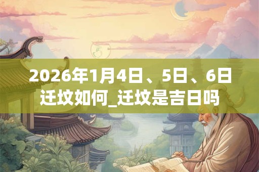 2026年1月4日、5日、6日迁坟如何_迁坟是吉日吗 2026年1月4日、5日、6日迁坟如何_迁坟是吉日吗