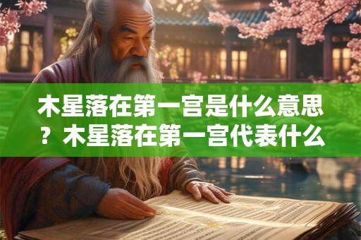 木星落在第一宫是什么意思？木星落在第一宫代表什么？