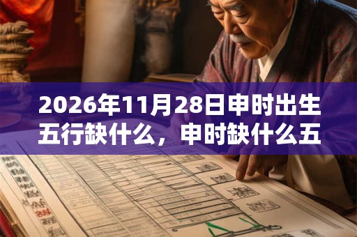 2026年11月28日申时出生五行缺什么,申时缺什么五行 2026年11月28日申时出生五行缺什么,申时缺什么五行