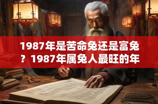 1987年是苦命兔还是富兔？1987年属兔人最旺的年龄