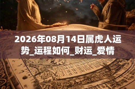 2026年08月14日属虎人运势_运程如何_财运_爱情