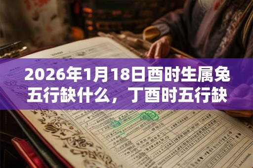 2026年1月18日酉时生属兔五行缺什么,丁酉时五行缺什么 2026年1月18日酉时生属兔五行缺什么,丁酉时五行缺什么