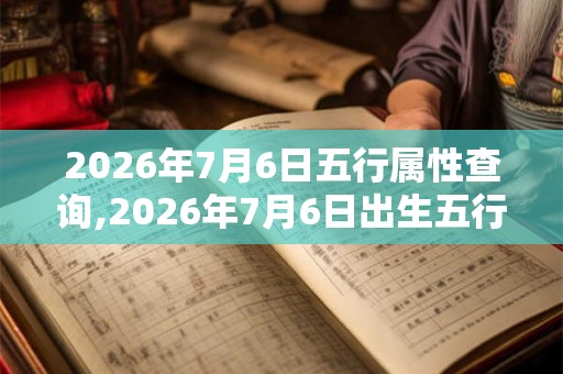 2026年7月6日五行属性查询,2026年7月6日出生五行属什么