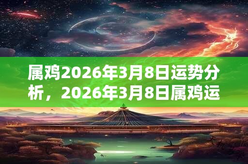 属鸡2026年3月8日运势分析，2026年3月8日属鸡运势分析