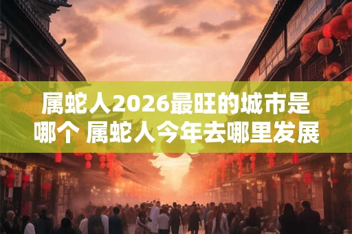 属蛇人2026最旺的城市是哪个 属蛇人今年去哪里发展好