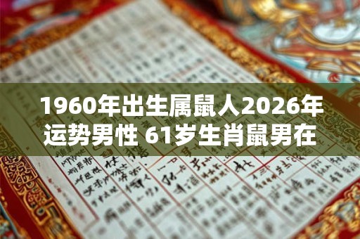 1960年出生属鼠人2026年运势男性 61岁生肖鼠男在2026年运气如何