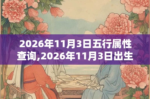 2026年11月3日五行属性查询,2026年11月3日出生五行属什么