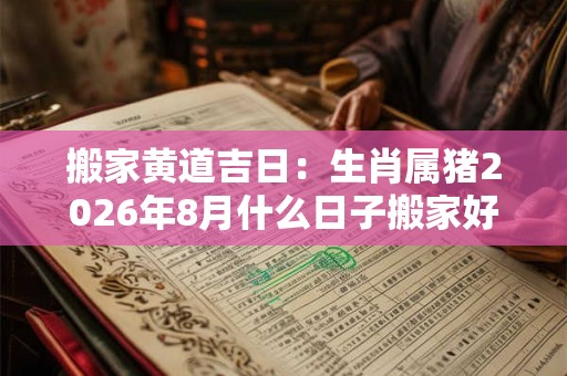 搬家黄道吉日：生肖属猪2026年8月什么日子搬家好
