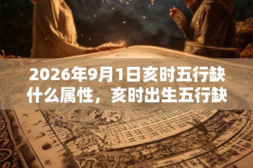 2026年9月1日亥时五行缺什么属性，亥时出生五行缺什么