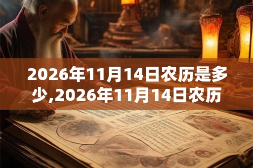 2026年11月14日农历是多少,2026年11月14日农历表 2026年11月14日农历是多少,2026年11月14日农历表