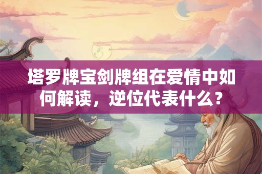 塔罗牌宝剑牌组在爱情中如何解读，逆位代表什么？