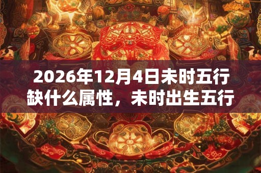 2026年12月4日未时五行缺什么属性，未时出生五行缺什么