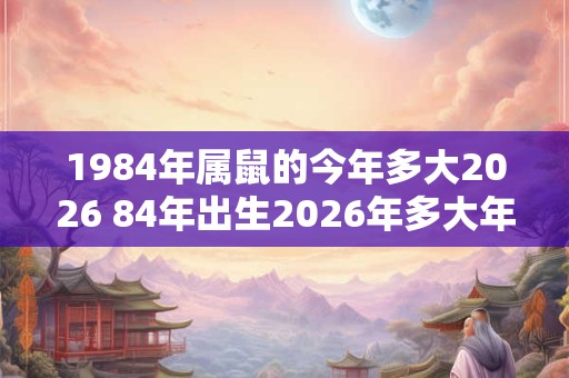 1984年属鼠的今年多大2026 84年出生2026年多大年龄 1984年属鼠的今年多大2026 84年出生2026年多大年龄