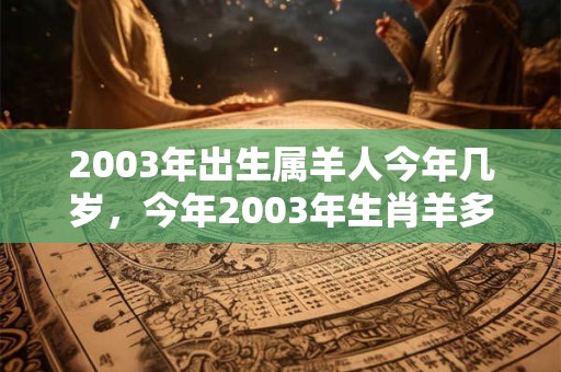 2003年出生属羊人今年几岁，今年2003年生肖羊多大