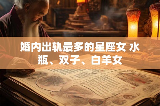 婚内出轨最多的星座女 水瓶、双子、白羊女 婚内出轨最多的星座女 水瓶、双子、白羊女