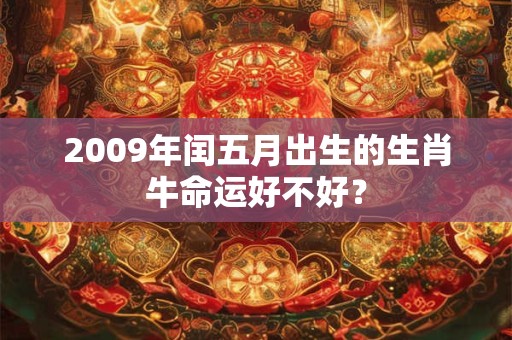 2009年闰五月出生的生肖牛命运好不好？