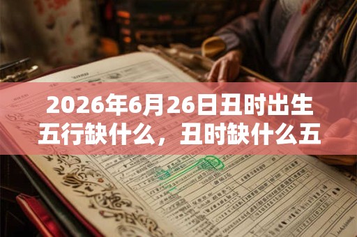 2026年6月26日丑时出生五行缺什么，丑时缺什么五行